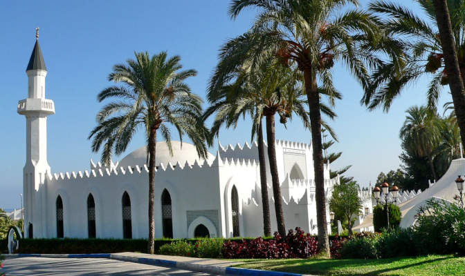 King Abdulaziz Mosque, Marbella, Spain.